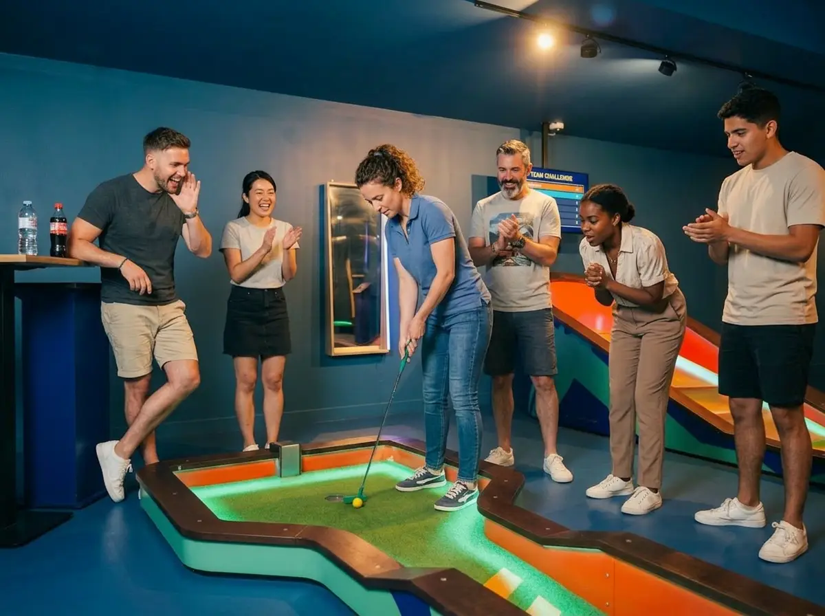 Team building Deauville - Mini-golf interactif nouvelle génération à DAMA Deauville